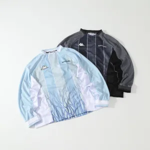 Super Clone Kappa Long-Sleeved T-Shirt Color Mesh Plain Weave Quick-Drying Autumn