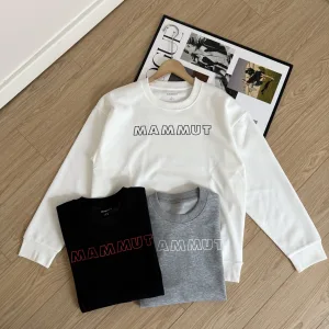 AAA Mammut Sweatshirt Ash Cotton Soft And Gentle Spring Autumn Winter