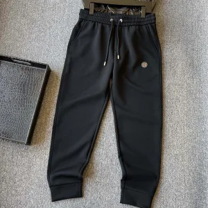 Designer Super Clone Fendi Long Pants Red Cotton Modal High-End Quality