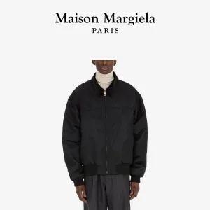 High Quality Margiela Outerwear Red Cotton Silk Nylon Fabric