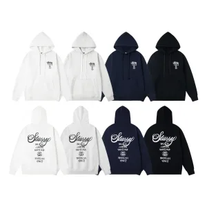 Luxury Reps Stussy Hoodie Ash Cotton Pure Easy To Match
