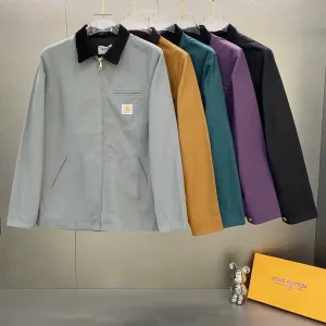 Super Clone High Quality Carhartt Coat Green Cotton Twill Corduroy Fabric Easy To Match