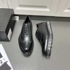 High Quality Prada Abs Leather Shoes