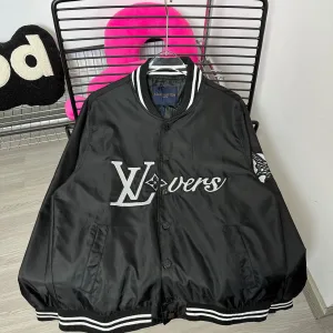 High Quality Louis Vuitton Jacket Red Embroidery