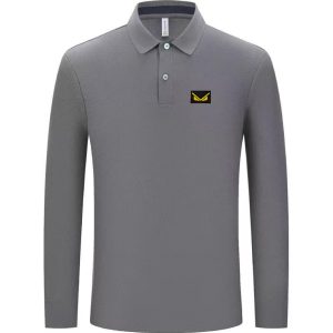 High Quality Dior Cotton Long-Sleeved Polo Shirt For Autumn
