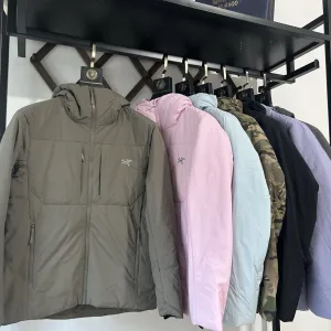 Luxury Super Clone Archaeopteryx Coat Red Duck Down Water-Repellent Fabric