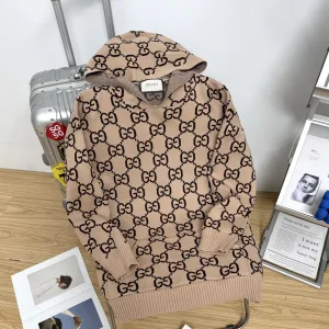Reps Super Clone Gucci Coat Red Jacquard Autumn Winter