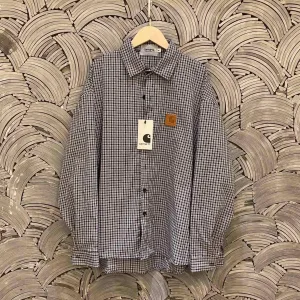 High Quality AAA Carhartt Shirt Red Leather Patchwork Patch