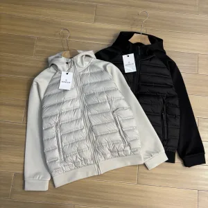 Luxury Designer Monk Down Jacket Black Duck Winter