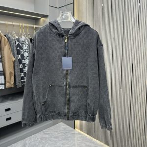 Designer Louis Vuitton Denim Coat For Fall