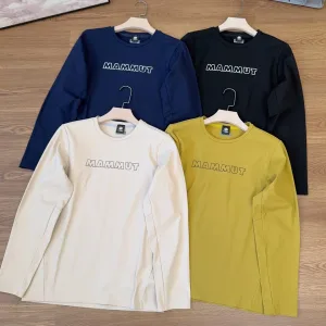 Luxury Reps Mammut Undershirt Red Fleece Quick-Drying Easy To Match Outdoor Functionality Autumn Winter And
