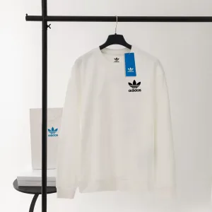 Designer Adidas Sweatshirt Black Cotton