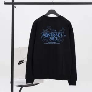 Reps Super Clone Nike Sweatshirt Black Cotton
