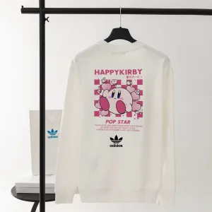 Super Clone Adidas Sweatshirt Black Cotton