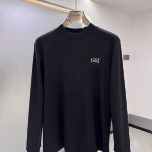 High Quality Designer Hermès Cotton Base Layer Shirt For Fall