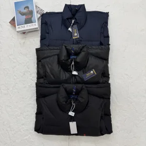 AAA Ralph Lauren Outerwear Red Duck Down Nylon Winter Embroidery