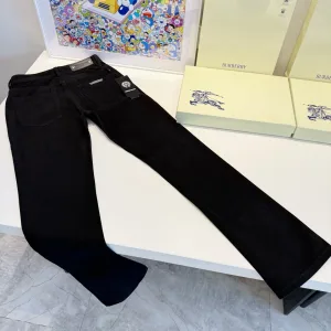 Designer Chrome Hearts Jeans Red