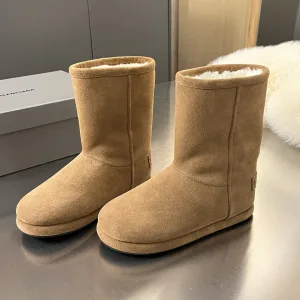 Reps Balenciaga Snow Boots Wool Winter