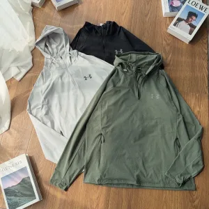 Reps Under Armour Jacket Green Quick-Drying Fabric Sports