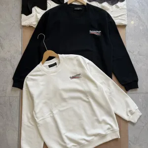 AAA Balenciaga Hoodie Ash Cotton Spring Autumn Winter Crisp Silhouette