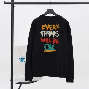 Reps Adidas Sweatshirt Black Cotton