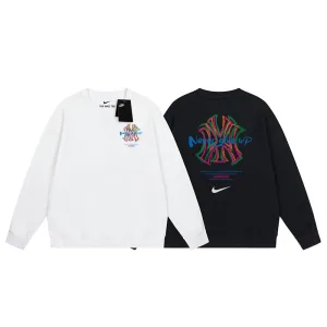Designer Luxury Nike Sweatshirt Black Cotton