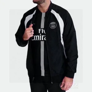 Super Clone Nike Jacket Red Mesh Breathable Fabric Ribbed Easy To Match Spring