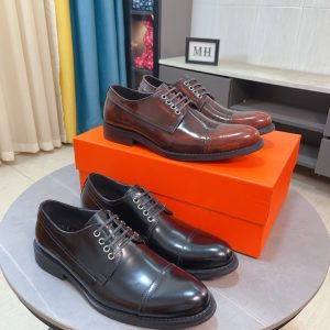 Aaa Hermès Cowhide Leather Shoes
