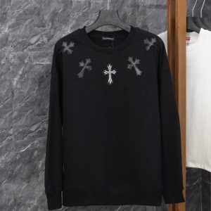 Luxury Chrome Hearts Cotton Hoodie