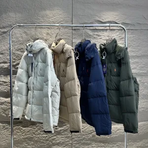 Super Clone Reps Ralph Lauren Outerwear Red Duck Down Nylon Winter Embroidery