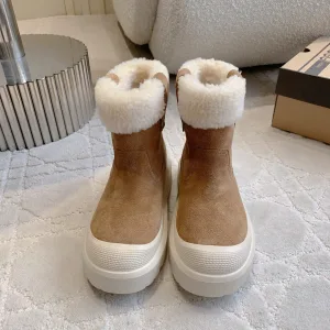 Designer Luxury Ugg Sheepskin Snow Boots