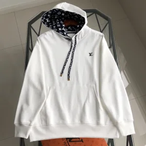 Luxury Louis Vuitton Hoodie Blue
