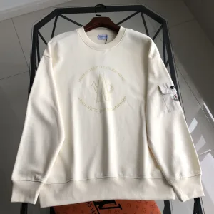 Designer Reps Moncler Sweatshirt Green Cotton Autumn Winter