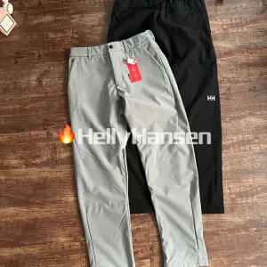 Designer Super Clone Helly Hansen Trousers Red Fleece Running Autumn Winter Zippered Pocket