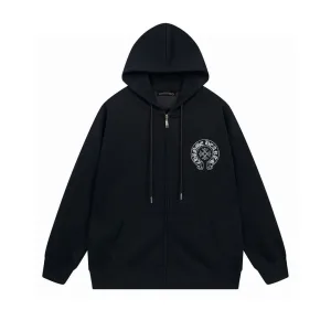AAA Chrome Hearts Jackets Ash Cotton Xinjiang Ribbed Fabric