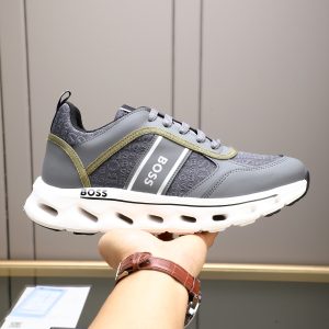 Designer Moncler Cowhide Sneakers