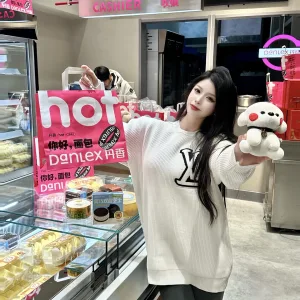 Designer AAA Louis Vuitton Sweater White