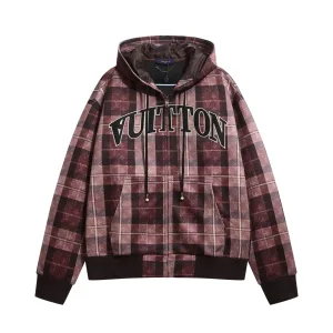 AAA Louis Vuitton Coat Red Silk