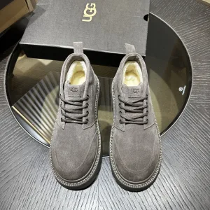Luxury High Quality Ugg Cowhide Leather Shoes For Fall