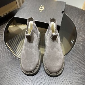 Designer Ugg Cowhide Leather Shoes For Fall
