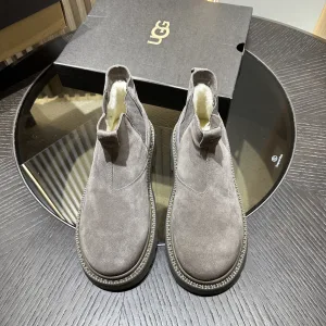 Designer Ugg Cowhide Leather Shoes For Fall