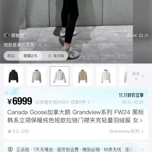 AAA Canada Goose Down Jacket Red Duck Fleece Mesh Winter Three-Proof Fabric Embroidery Side Pockets