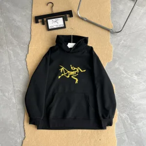 Luxury Reps Archaeopteryx Hoodie Black Cotton Pure Lace