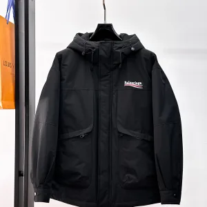 Luxury Balenciaga Down Jacket White Goose Autumn Winter And