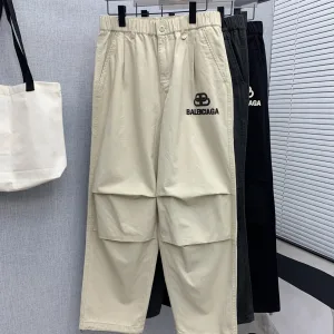 AAA Balenciaga Casual Pants Red Autumn Early