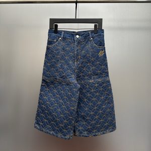 Designer Louis Vuitton Bronze Jeans
