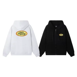 Designer AAA Our Legacy Jacket Ash Eva Cotton Fleece Streetwear Exquisite Tailoring Plastisol Printing