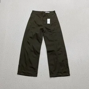 Designer Calvin Klein Trousers Red Twill