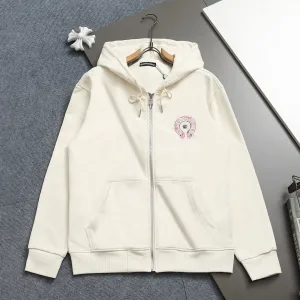 Luxury Chrome Hearts Hoodies Red