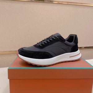 High Quality Loro Piana Lace Casual Shoes For Autumn